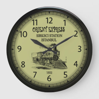 Orient Express Gare de l'Est Train Station Paris Large Clock