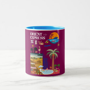 Orient Express Klassische, weiße Tasse, 325 ml Two-Tone Coffee Mug