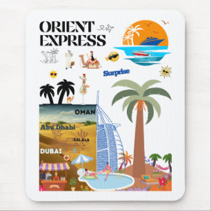ORIENT EXPRESS MOUSE MAT