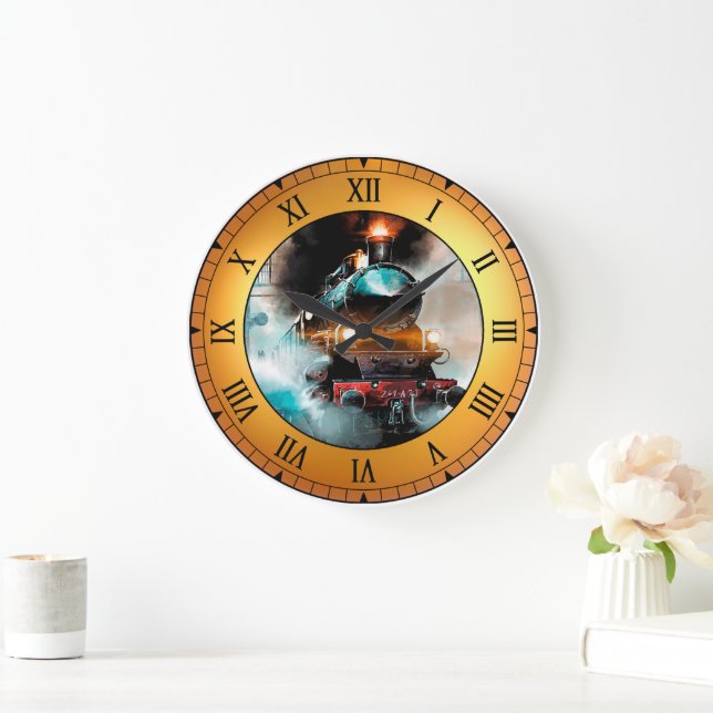 Orient Express ~ Paris To Constantinople ~ * ~  Large Clock (Home)