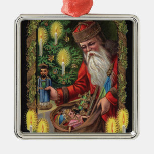 Orient Express Santa Metal Tree Decoration