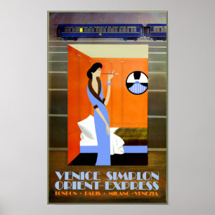 Orient Express travel poster