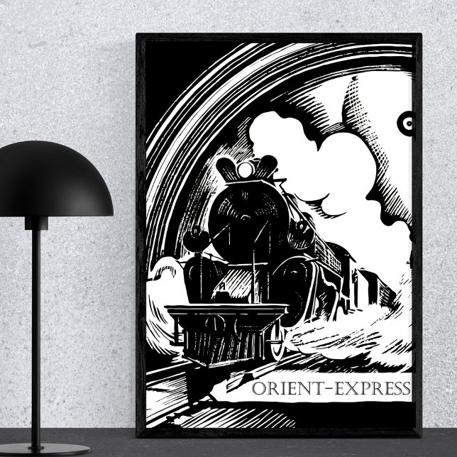 Orient Express Vintage Train Travel Literature Poster (Creator Uploaded)