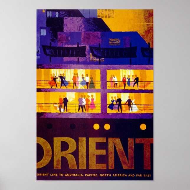 Orient Line ~ Party on Deck Poster (Front)