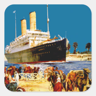 Orient Line to Australia Square Sticker