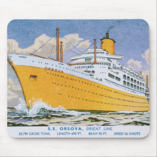 Orient Line's ss Orsova Mousepad