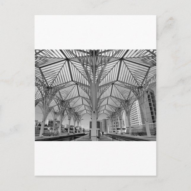 Orient train station in Lisbon Postcard (Front)