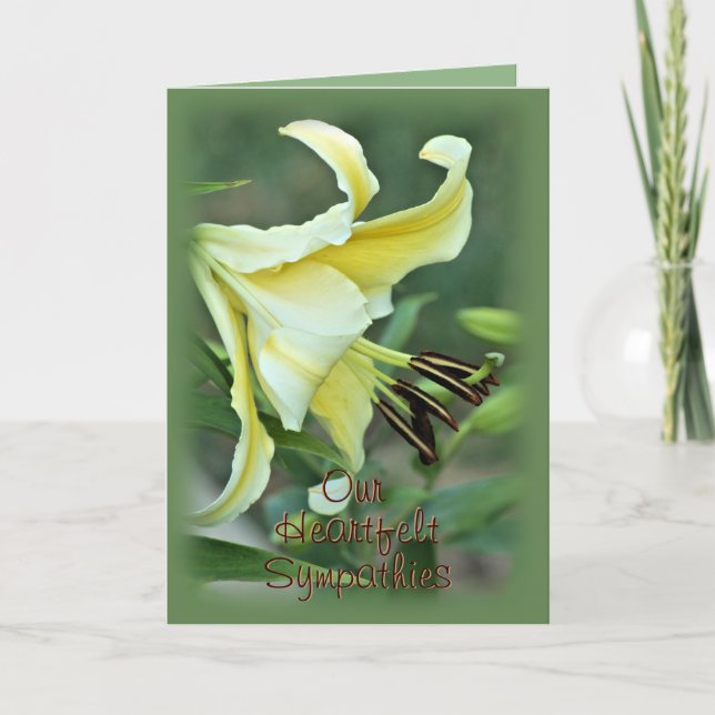 Oriental 3538 Lily for any occasion Card (Front)