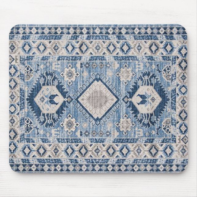 Oriental Antique Blue Kilim Rug    Mouse Mat (Front)