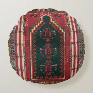 Oriental Antique Kilim Rug Round Cushion