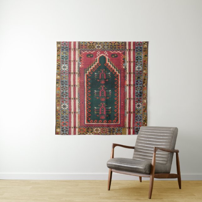 Oriental Antique Kilim Rug  Tapestry (In Situ)