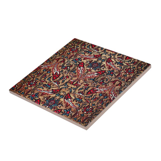 Oriental Antique Kilim Rug Tile (Side)