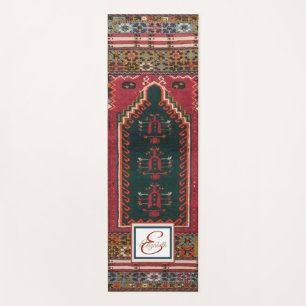 Oriental Antique Kilim Rug Yoga Mat