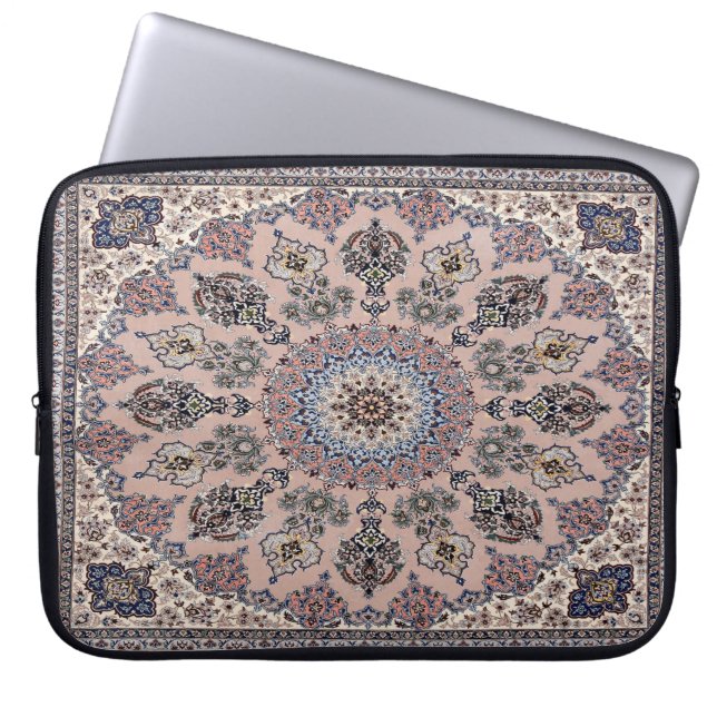 Oriental  Antique Persian Turkish  Carpet Rug Laptop Sleeve (Front)