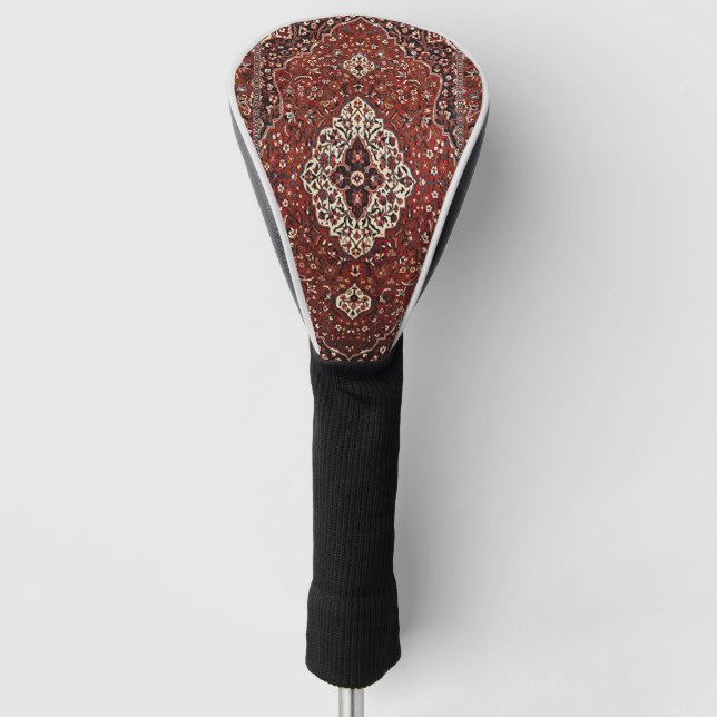 Oriental Antique Persian Turkish Rug Golf Head Cover (Front)