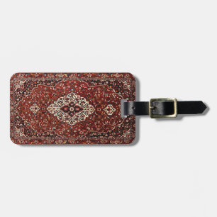Oriental Antique Persian Turkish Rug Luggage Tag