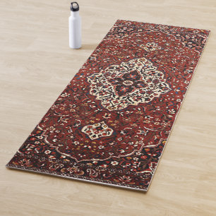 Oriental Antique Persian Turkish Rug Yoga Mat