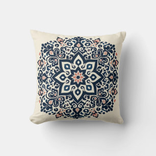 Oriental Arabesque Majestic Motifs Cushion