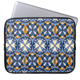 Oriental arabic ornament seamless pattern laptop sleeve