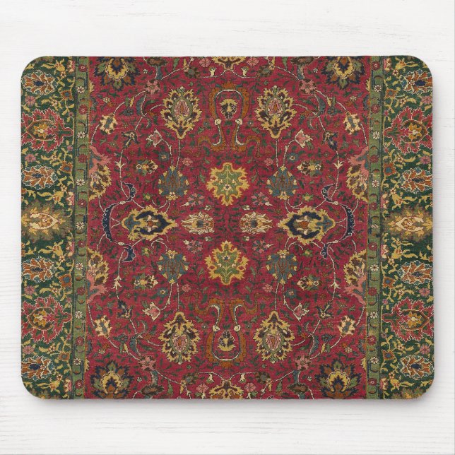 Oriental Asian Rug Pattern Mouse Mat (Front)