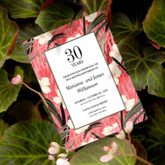 Oriental Bamboo Japanese Flower 30TH Anniversary 