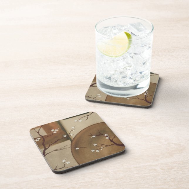 Oriental Blossom Coasters (Right Side)