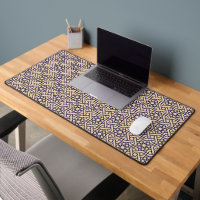 Oriental Blue White Moroccan Geometric Pattern