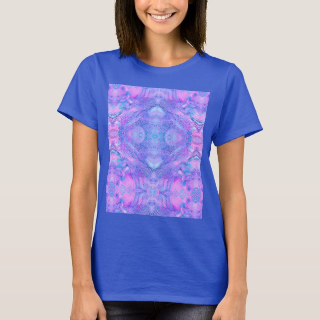 Oriental Boho Graphic – Cosmic Abstract Fantasy T-Shirt (Front)