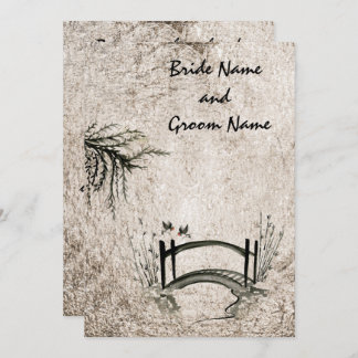 Oriental bridge Invitation