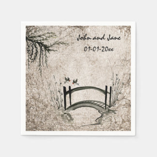 Oriental bridge Theme Napkin