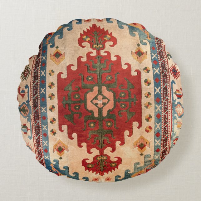 Oriental Carpet Rug Round Cushion (Front)