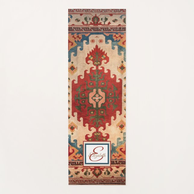 Oriental Carpet Rug Yoga Mat (Front)