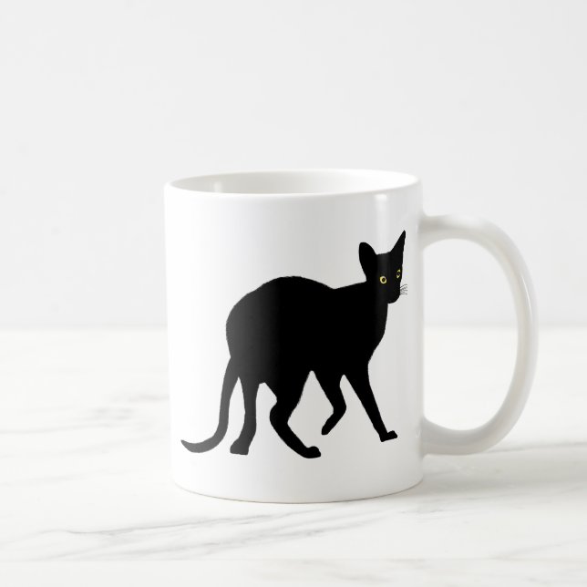 Oriental Cat Coffee Mug (Right)