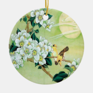 Oriental Ceramic Tree Decoration