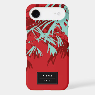 Oriental Chic Asian Chinese Blue Bamboo Leaves Zen