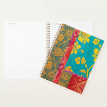 ORIENTAL Colourful Geen Red - Notebook, Planner