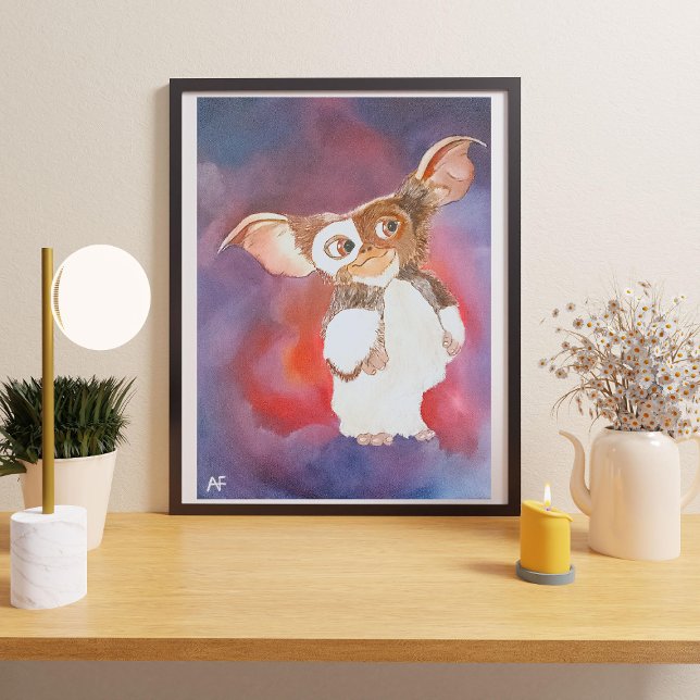 Oriental Creature Painting by Alfred Fox Canvas Print (Not Actual Size)