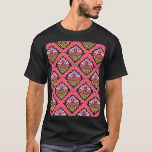 Oriental Damask Floral Seamless Wallpaper T-Shirt