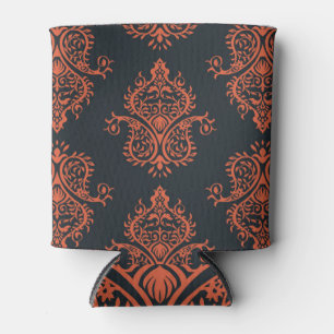 Oriental damask: Mediterranean vintage pattern. Can Cooler