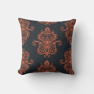 Oriental damask: Mediterranean vintage pattern. Cushion