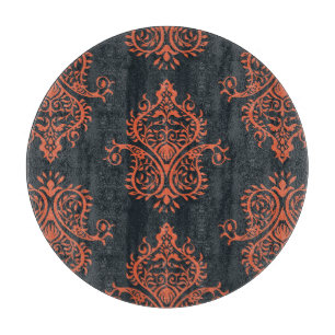 Oriental damask: Mediterranean vintage pattern. Cutting Board