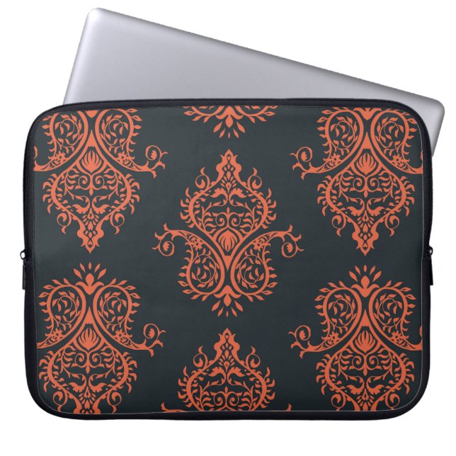 Oriental damask: Mediterranean vintage pattern. Laptop Sleeve (Front)