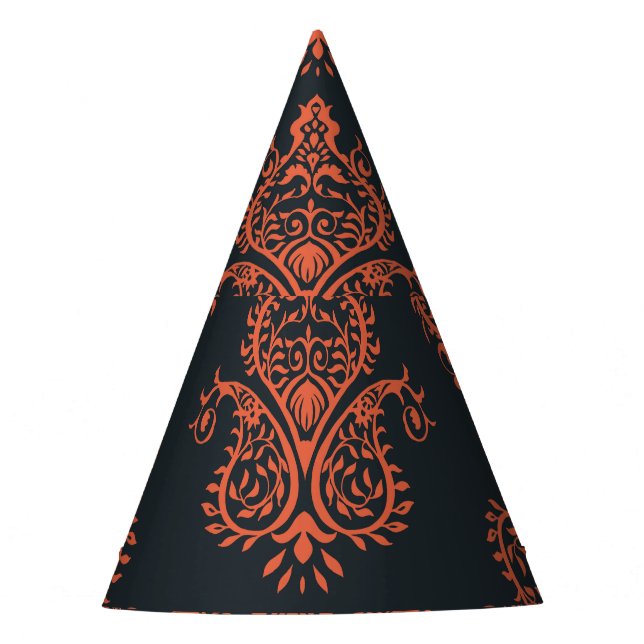 Oriental damask: Mediterranean vintage pattern. Party Hat (Front)