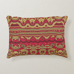 Oriental Decor: Abstract Closeup Decorative Cushion