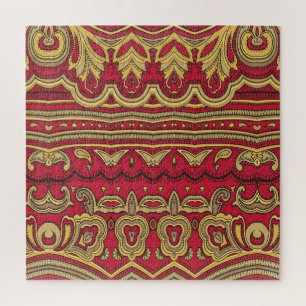 Oriental Decor: Abstract Closeup Jigsaw Puzzle
