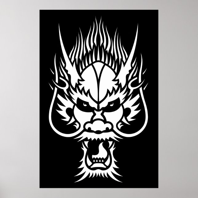 Oriental dragon poster (Front)