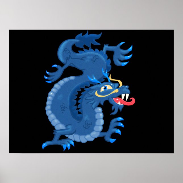 Oriental Dragon Poster (Front)
