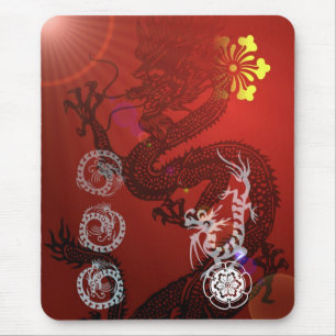 Oriental Dragons Mouse Mat