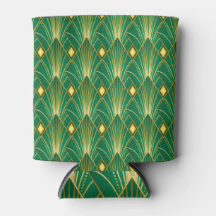 Oriental Elegance: Art Deco Wallpaper Can Cooler