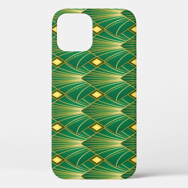 Oriental Elegance: Art Deco Wallpaper Case-Mate iPhone Case (Back)